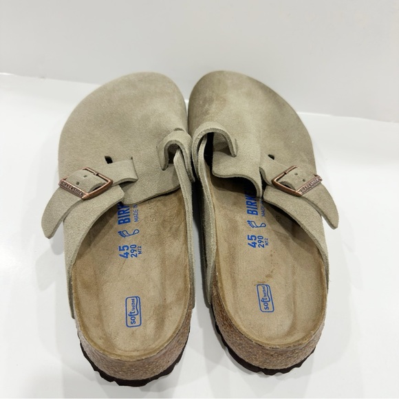 Birkenstock softbed Boston Mules Men’s Sandals - Picture 4 of 10